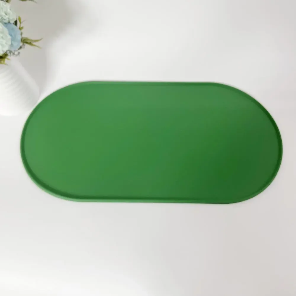 Pet Silicone Waterproof Feeding Food Mat Dog Cat Non Slip Bowl Placemat
